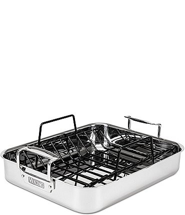 Image of Viking 3-Ply Roasting Pan with Non-Stick Rack