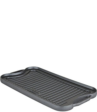 Image of Viking Pre-Seasoned Cast Iron 20" Reversible Grill/Griddle Pan