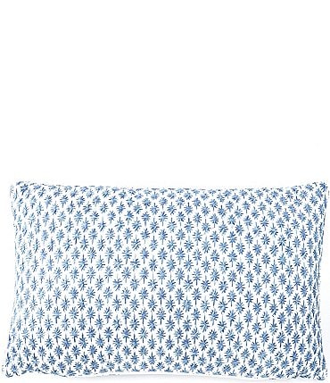 Image of Villa by Noble Excellence Cresthaven Porcelain Embroidered Allover Print Breakfast Pillow