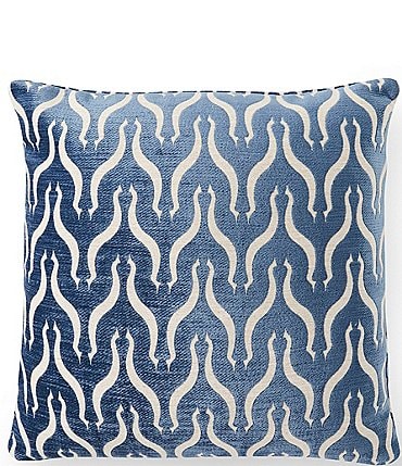 Image of Noble Excellence Villa By Noble Excellence Cut Velvet Square Pillow