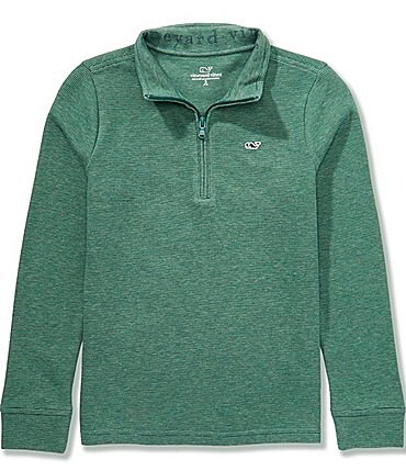 Image of Vineyard Vines Big Boys Saltwater 1/4 Zip Pullover