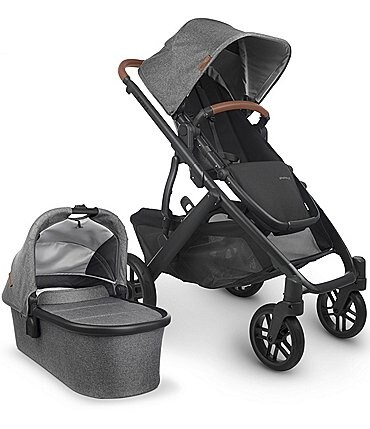 Image of UPPAbaby VISTA V2 Convertible Single-To-Double With Bassinet Stroller System