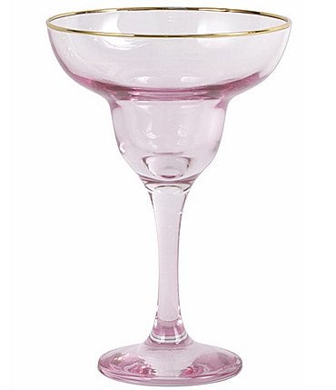 Image of Viva by VIETRI Rainbow Margarita Glass