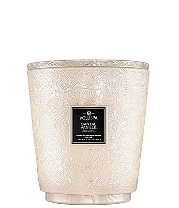 Image of Voluspa Santal Vanille 5 Wick Hearth Candle with Lid