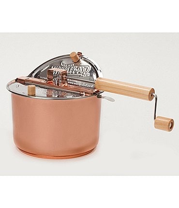 Image of Wabash Valley Farms Copper Plated Stainless Steel Whirley Popcorn Maker