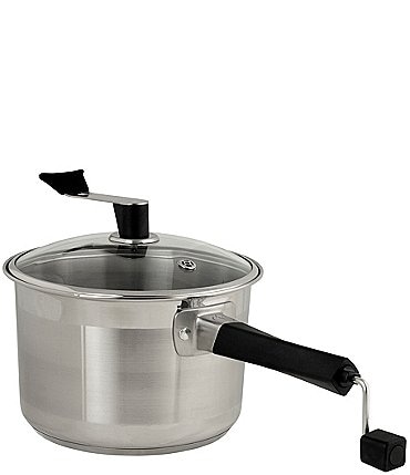 Image of Wabash Valley Farms Stainless Steel Platinum Series Stovetop Popcorn Popper