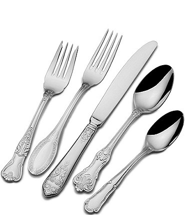 Image of Wallace Silversmiths Hotel Vintage Stainless Steel Flatware
