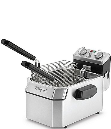 Image of Waring Commercial Heavy-Duty Commercial Countertop Deep Fryer - 10 lb. Capacity