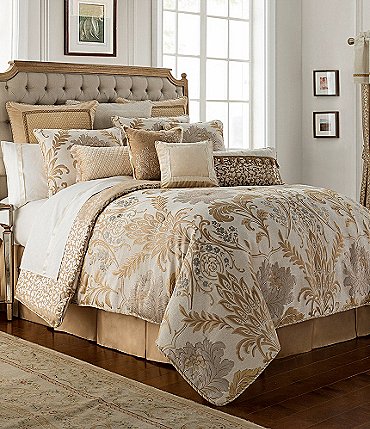 Image of Waterford Ansonia Floral Jacquard Comforter Set
