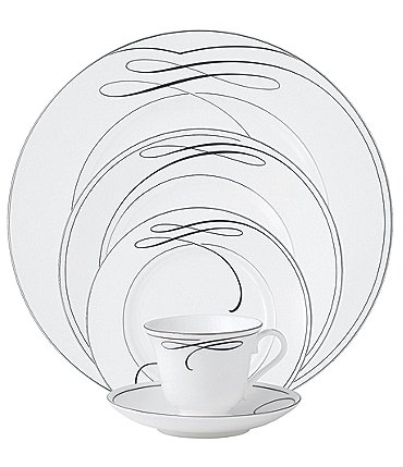 Image of Waterford Ballet Ribbon China 5-Piece Place Setting