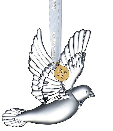 Image of Waterford Crystal 2022 Dove Of Peace Ornament