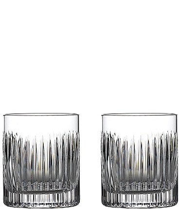 Image of Waterford Crystal Aras Double Old-fashion Glasses, Set  of 2