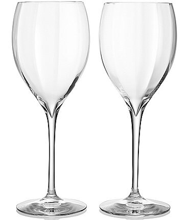 Image of Waterford Crystal Elegance Optic Sauvignon Blanc Stemware, Set of 2