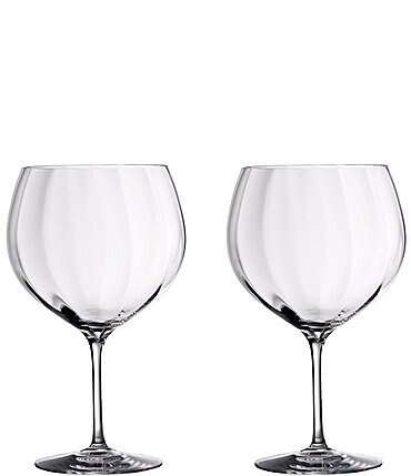 Image of Waterford Crystal Gin Journey's Elegance Optic Balloon Glasses, Set of 2