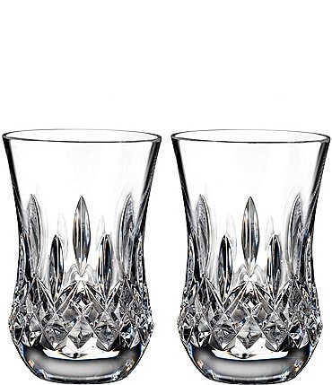 Image of Waterford Crystal Lismore Connoisseur Sipping Flared Whiskey Tumbler, Set of 2