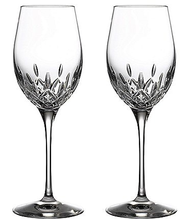 Image of Waterford Crystal Lismore Essence White Wine Glasses, Set of 2