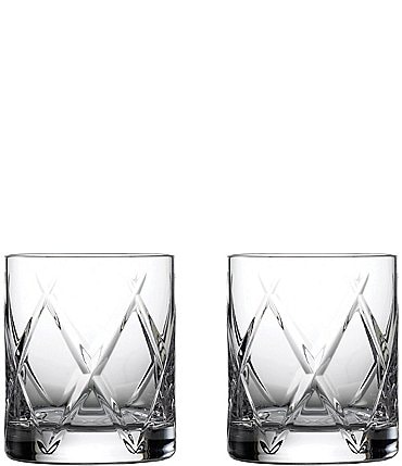 Image of Waterford Crystal Olann Double Old-Fashion Glasses, Set of 2