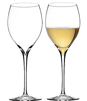 Image of Waterford Elegance Series Crystal Chardonnay Wine Glass Pair