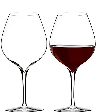 Image of Waterford Elegance Series Crystal Merlot Wine Glass Pair