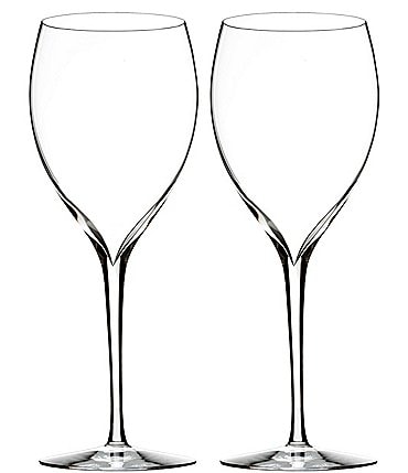 Image of Waterford Elegance Series Crystal Sauvignon Blanc Wine Glass Pair