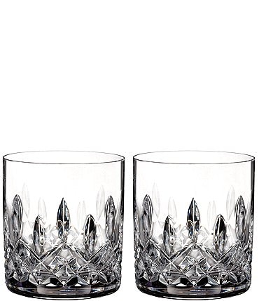 Image of Waterford Lismore Crystal Straight Tumbler Pair