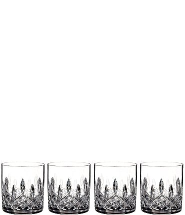 Image of Waterford 4-Piece Lismore Crystal Straight Tumbler Set