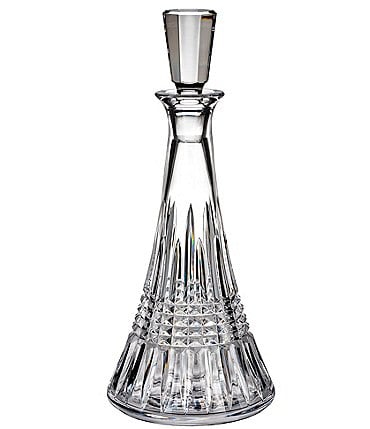 Image of Waterford Lismore Diamond Crystal Tall Decanter