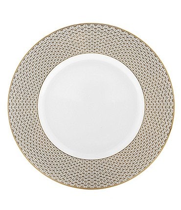 Image of Waterford Lismore Diamond Gold Accent Plate