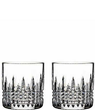 Image of Waterford Lismore Diamond Crystal 7 oz. Straight Sided Tumbler Pair