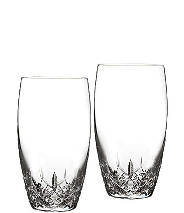 Image of Waterford Lismore Essence Crystal Highball Glasses, Set of 2