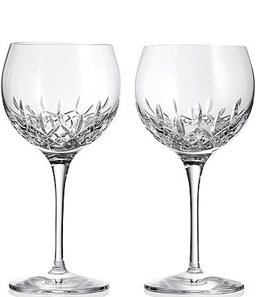 Image of Waterford Lismore Essence Balloon Wine Glass 17floz, Set of 2
