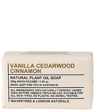 Image of Wavertree & London Vanilla Cedarwood Cinnamon Soap Bar