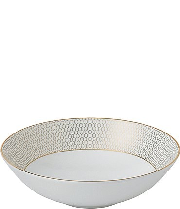 Image of Wedgwood Arris Geometric Bone China Soup/Cereal Bowl
