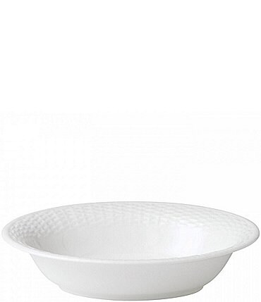 Image of Wedgwood Nantucket Basket Sculpted Bone China Oval Vegetable Bowl