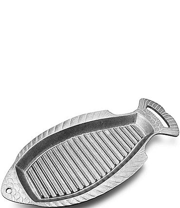 Image of Wilton Armetale Gourmet Grillware Grilling Fish Pan