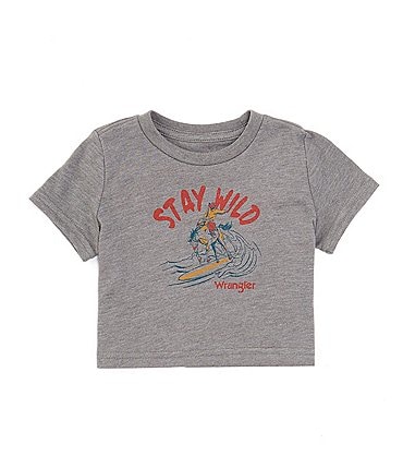 Image of Wrangler® Baby Boys Newborn-24 Months Short Sleeve Stay Wild T-Shirt