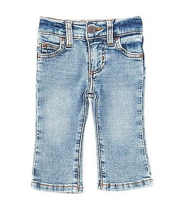 Image of Wrangler® Baby Girls Newborn-24 Months Hope Bootcut Jeans