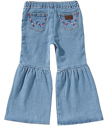 Image of Wrangler&reg;Baby Girls Pull-on Flare Pants