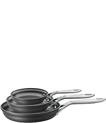 Image of Zwilling Motion Hard Anodized Collection 3-Piece Nonstick Fry Pan Set