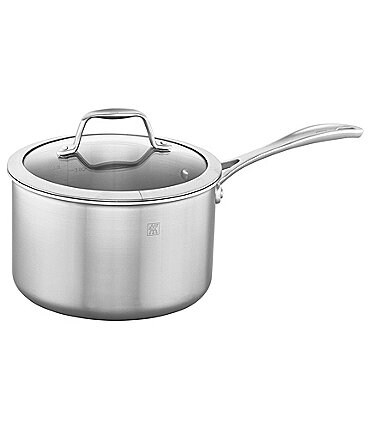 Image of Zwilling Spirit 3-Ply 4-Qt Stainless Steel Covered Saucepan
