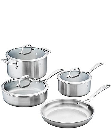 Image of Zwilling Spirit 3-Ply 7pc Stainless Steel Cookware Set