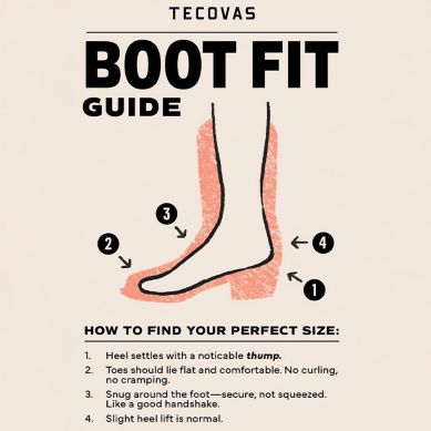 Tecova Boot Fit Guide