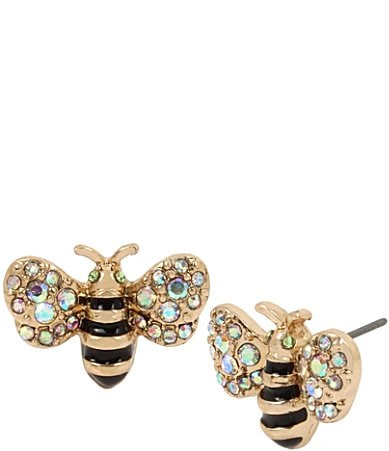 BETSEY JOHNSON | Bumble Bee Stud Earrings