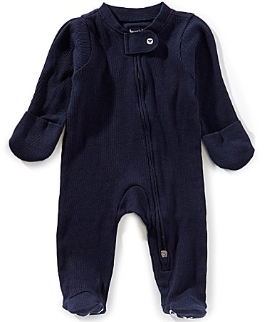 Burt's Bees Baby Long-Sleeve Organic Cotton Solid Footie Coverall - Newborn