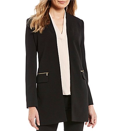 calvin klein roll tab topper jacket