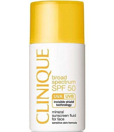clinique spf 50 mineral fluid for face