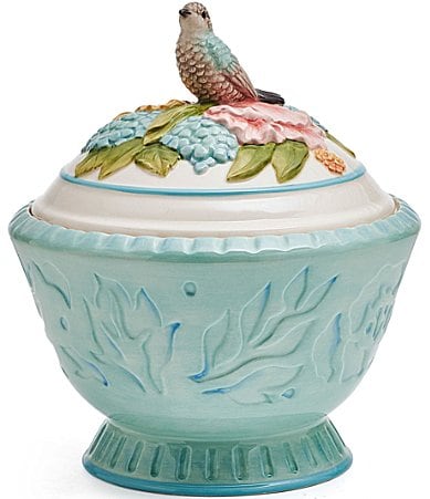 Fitz and Floyd Meadow Cookie Jar - Multi