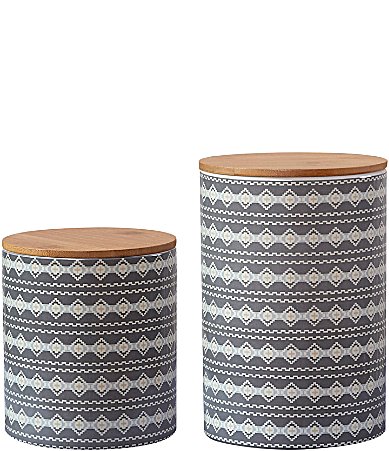 Paseo Road Large Design 2-Piece Canister Set