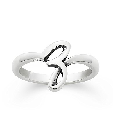James Avery Initial Ring 2025