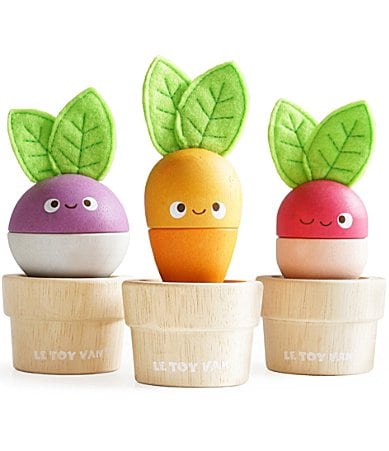 Le Toy Van Stacking Wooden Veggies - No Color